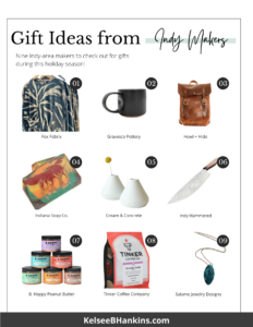 Indianapolis Makers Gift Guide